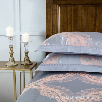 Tencel embroidery jacquard bedding set